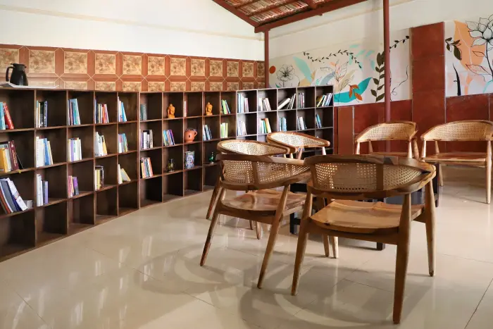 Reading lounge and library corner